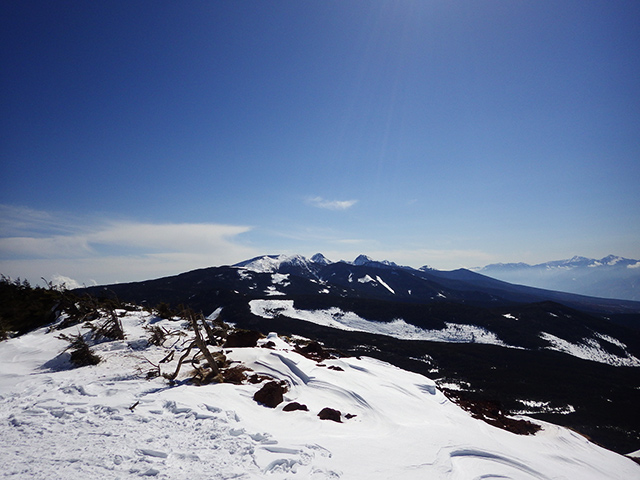 茶臼山展望台から南八ヶ岳