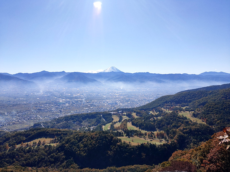 兜山からの絶景富士山
