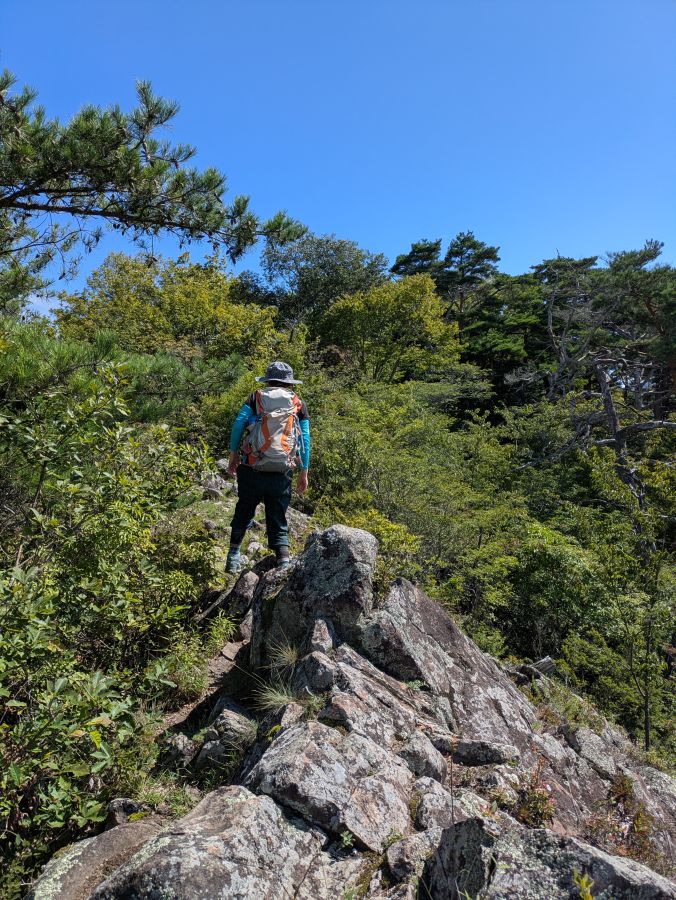 虚空蔵山と四賀キャニオン