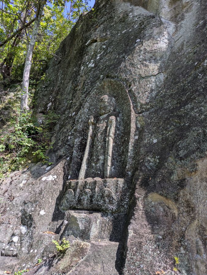 虚空蔵山と四賀キャニオン
