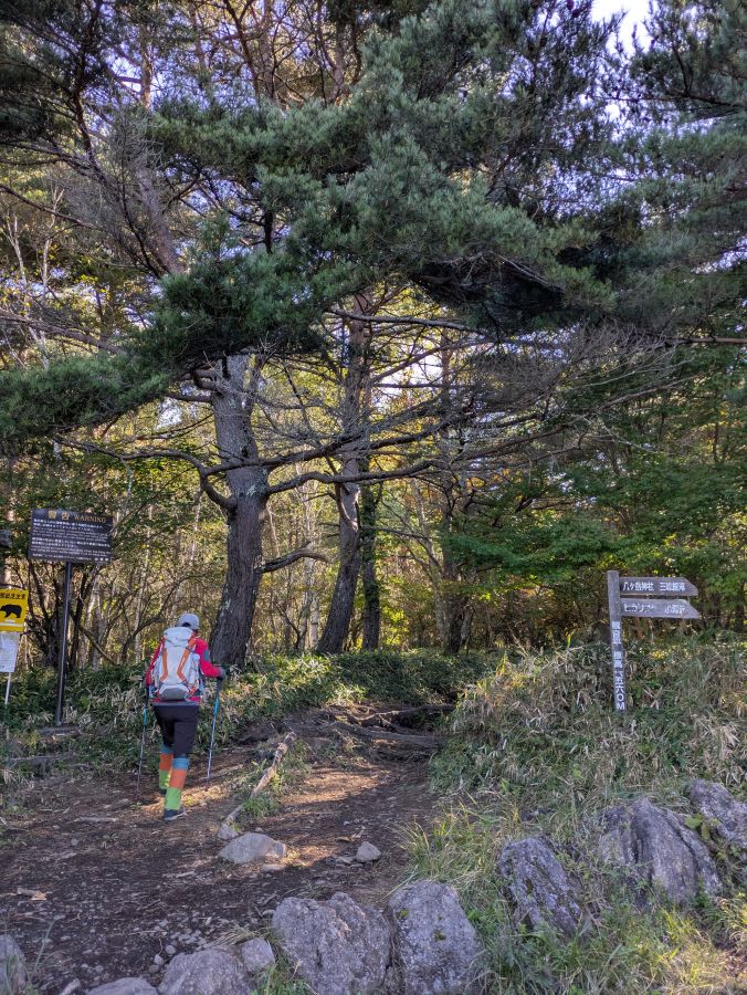 編笠山
