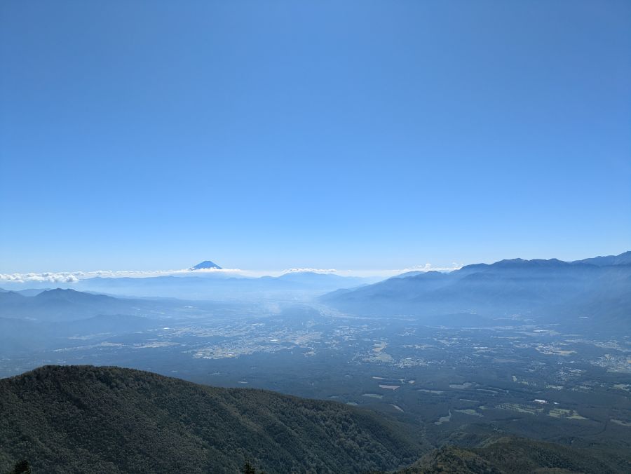 編笠山
