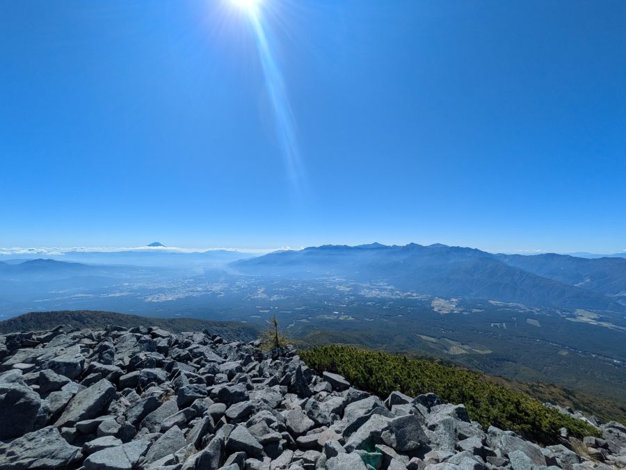 編笠山