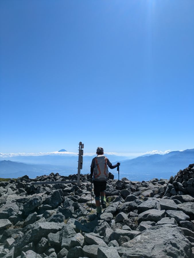 編笠山